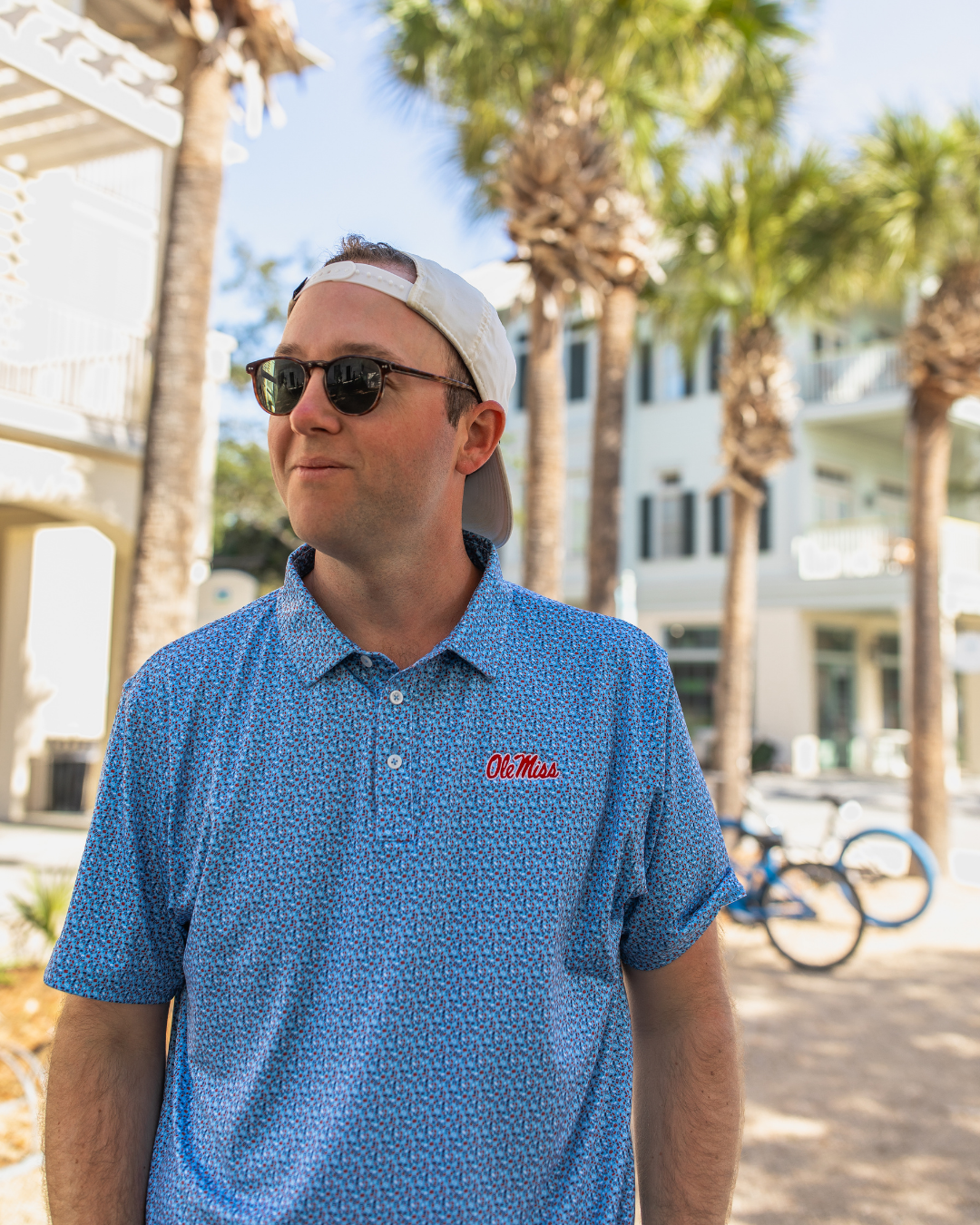The Tempo Performance Polo - Ole Miss Script