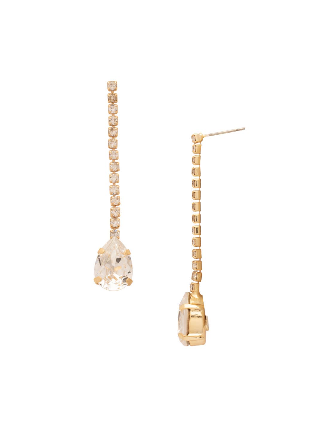 Sorrelli Dianna Dangle Earrings - Bright Gold Crystal - Gabrielle's Biloxi