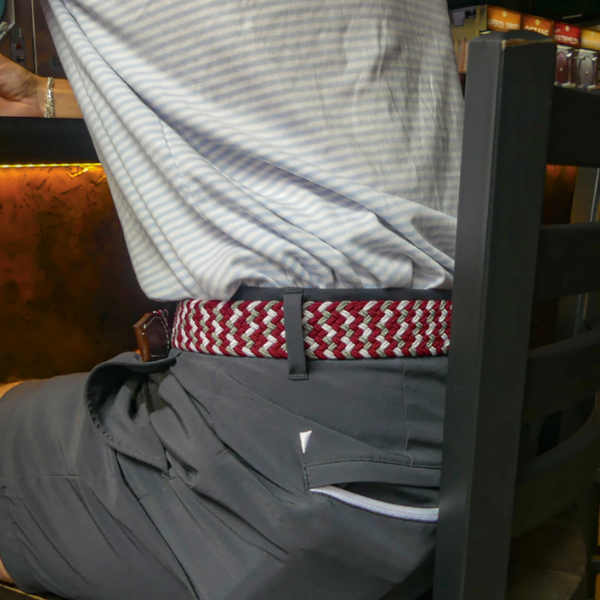 The Santa Fe Woven Stretch Belt - Gabrielle's Biloxi
