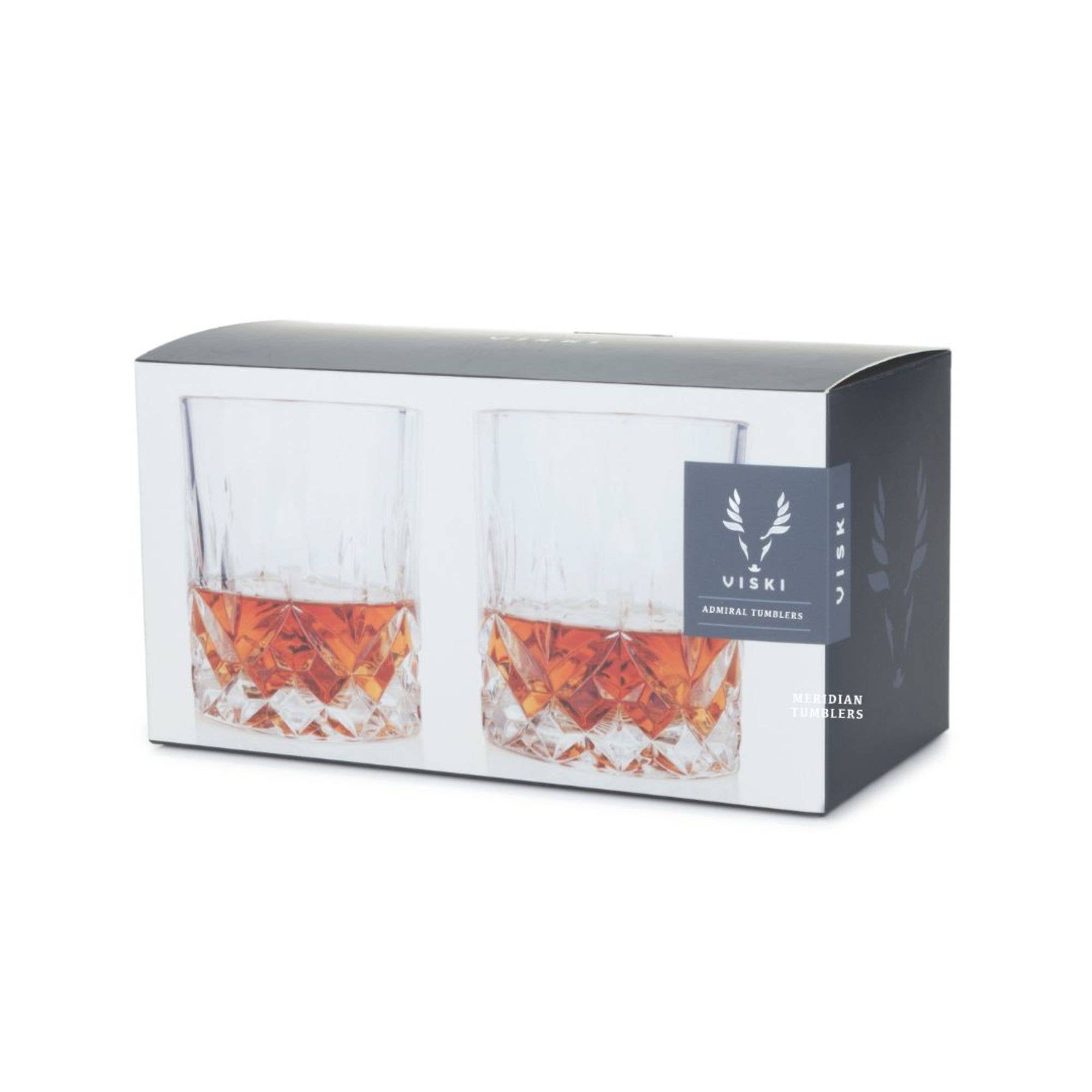 Admiral™ Stemless Crystal Lowball Tumblers Set of 2