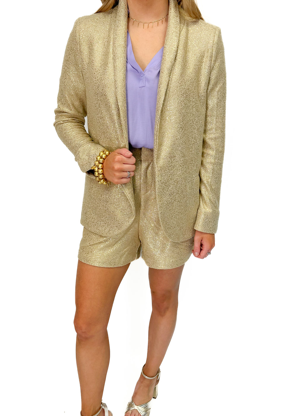 Molly Bracken Jacket - Gold - Gabrielle's Biloxi