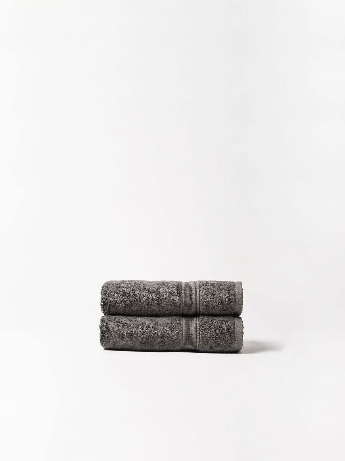 Cozy Earth Luxe Hand Towels - Charcoal