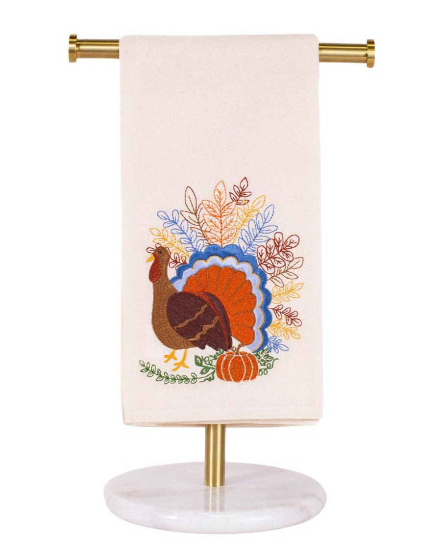 Buford Turkey Hand Towel - Cream/Multi - Gabrielle's Biloxi