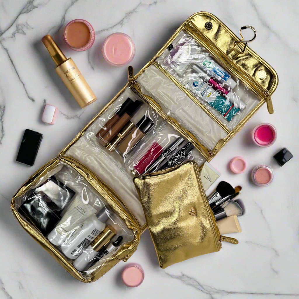 PurseN Classic Toiletry Case - 24 Karat