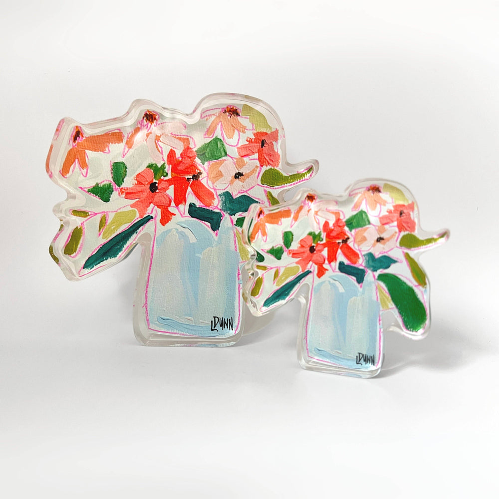 Wildflowers Acrylic Bloom Block - Large Block - Gabrielle's Biloxi