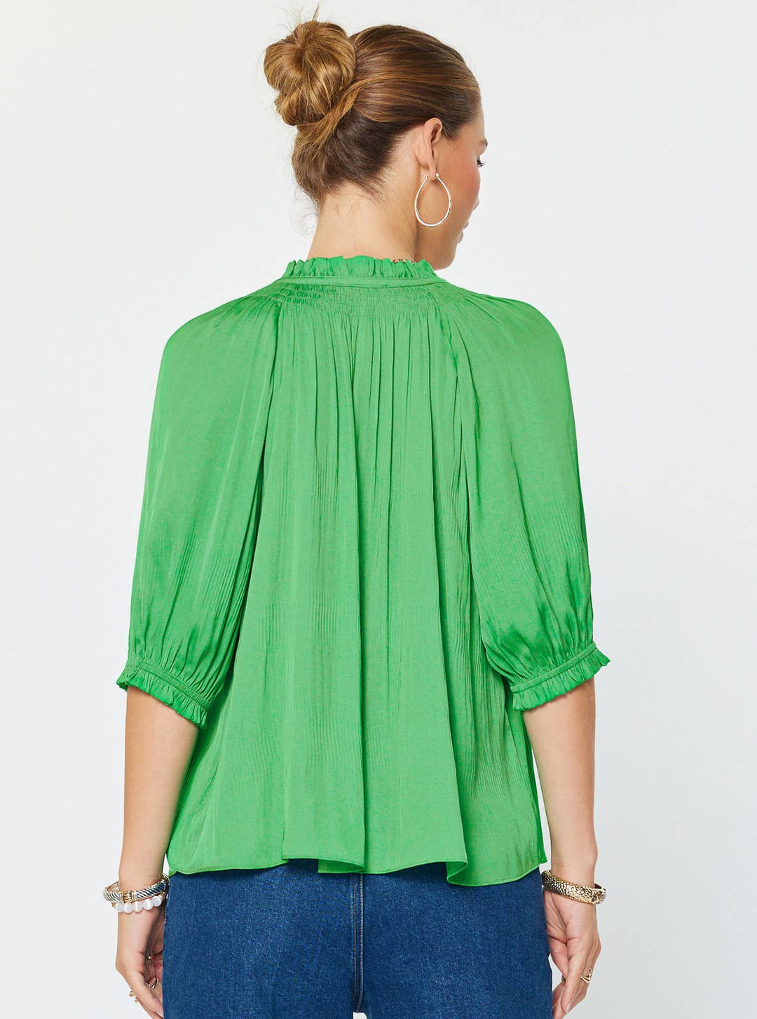 Angelica Pleated Top - Gabrielle's Biloxi