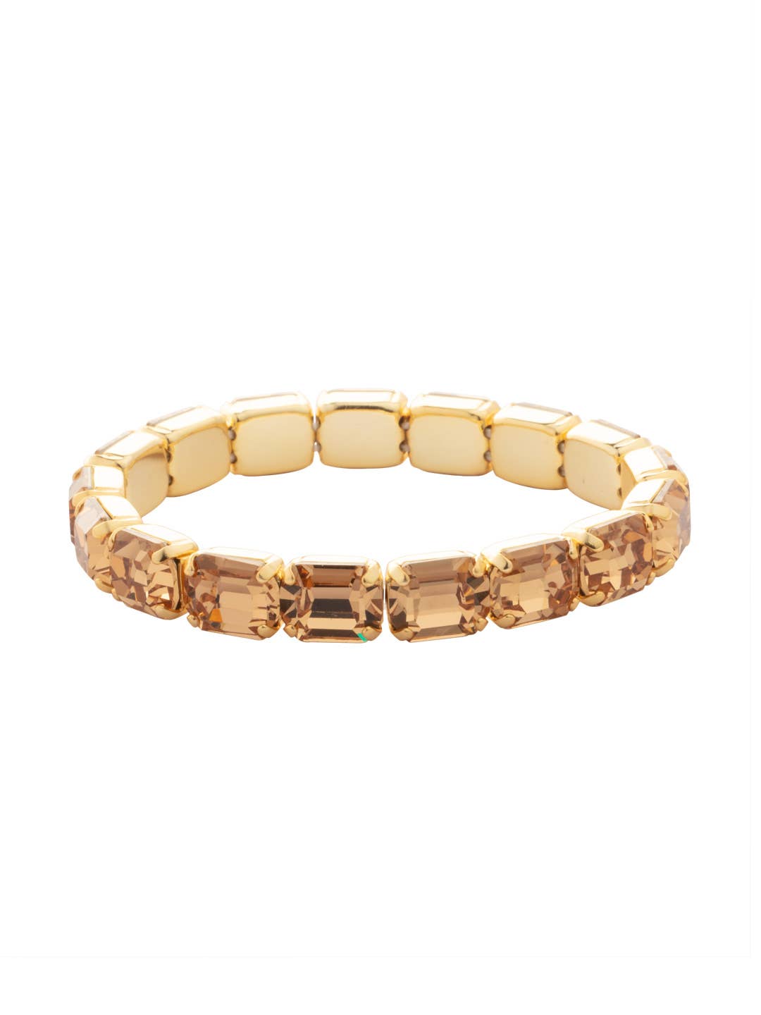 Sorrelli 7 Inch Easton Emerald Cut Stretch Bracelet - Light Colorado - Gabrielle's Biloxi
