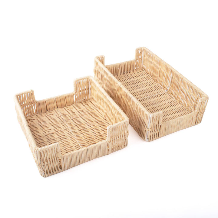 Natural Rattan Beverage Napkin Tray - Gabrielle's Biloxi