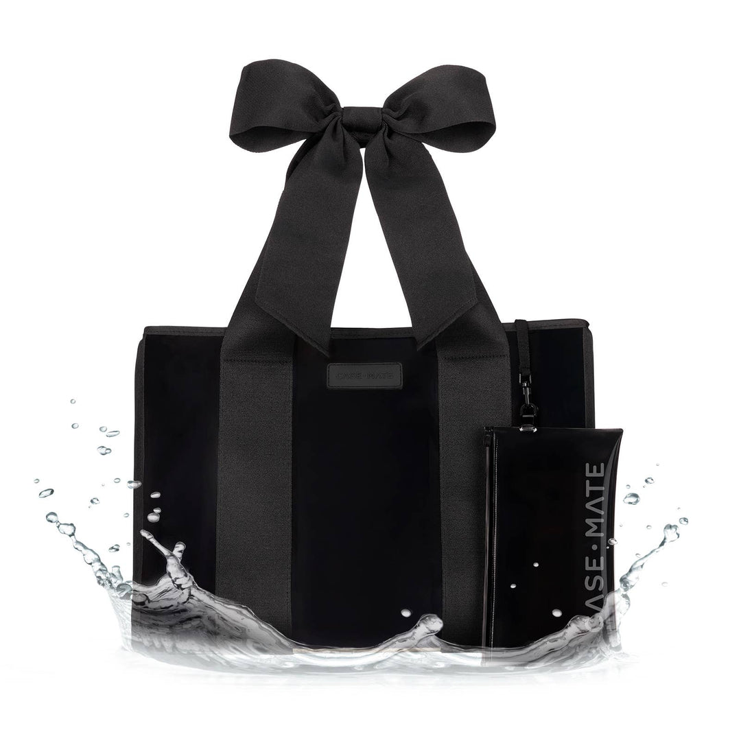 Bow Beach Tote - Midnight Black - Gabrielle's Biloxi