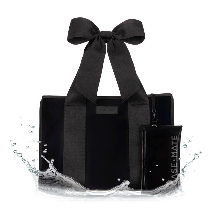Bow Beach Tote - Midnight Black - Gabrielle's Biloxi