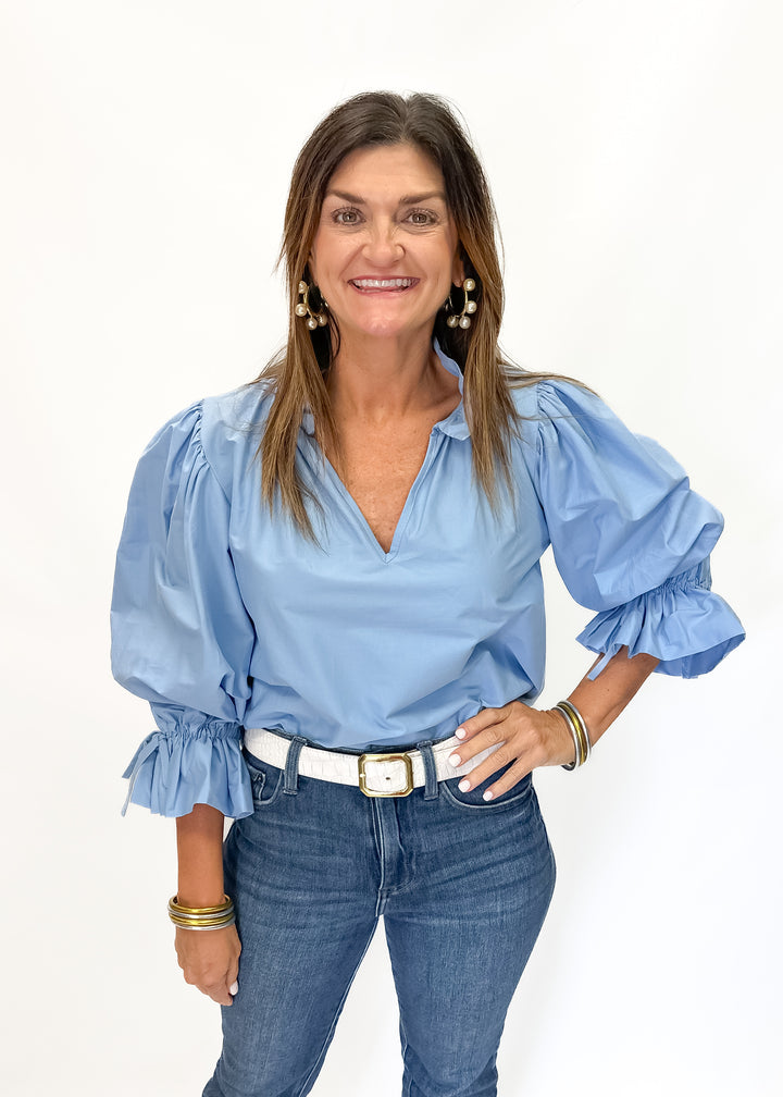 Sofia Remy Top - Celeste - Gabrielle's Biloxi