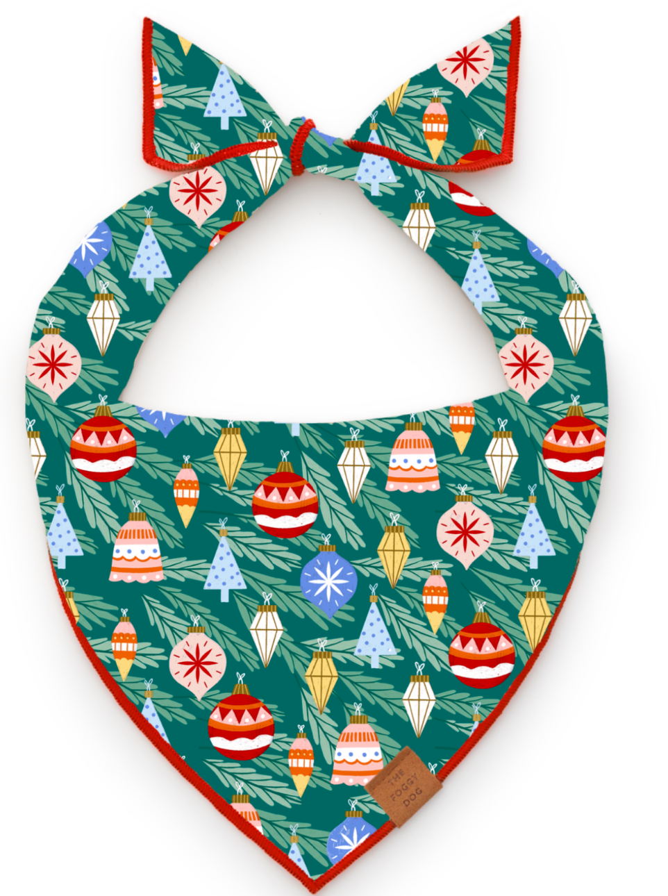 Festive Ornaments Dog Bandana - Gabrielle's Biloxi