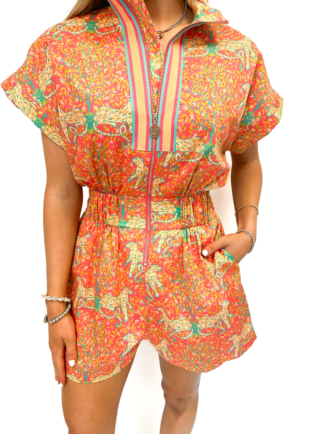 Emily McCarthy Poppy Romper - Cloister - Gabrielle's Biloxi