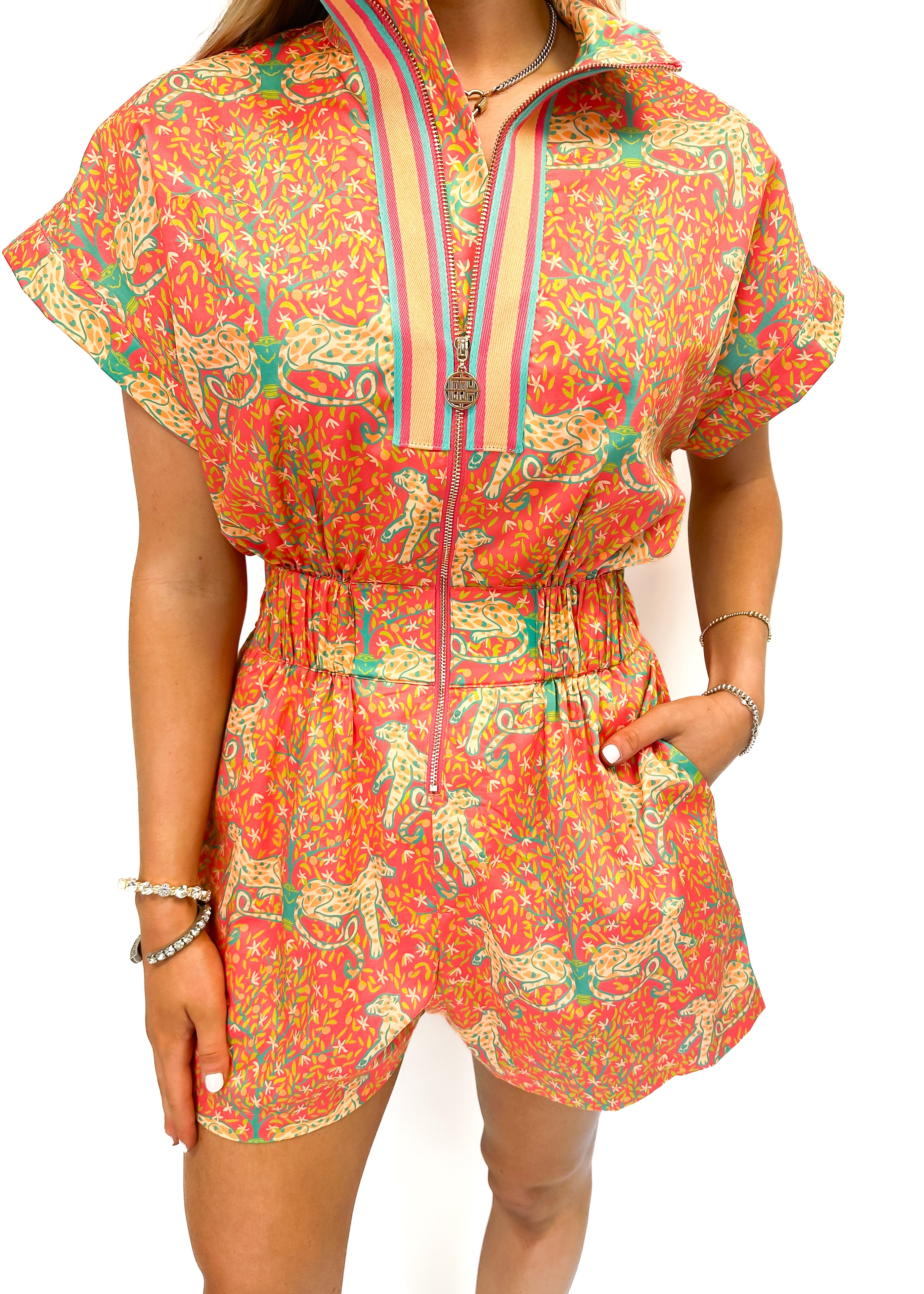 Emily McCarthy Poppy Romper - Cloister - Gabrielle's Biloxi