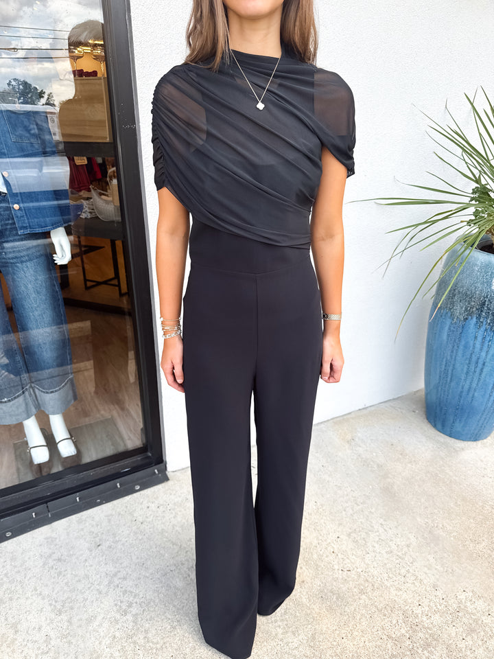 Amanda Uprichard Evianna Jumpsuit - Black - Gabrielle's Biloxi