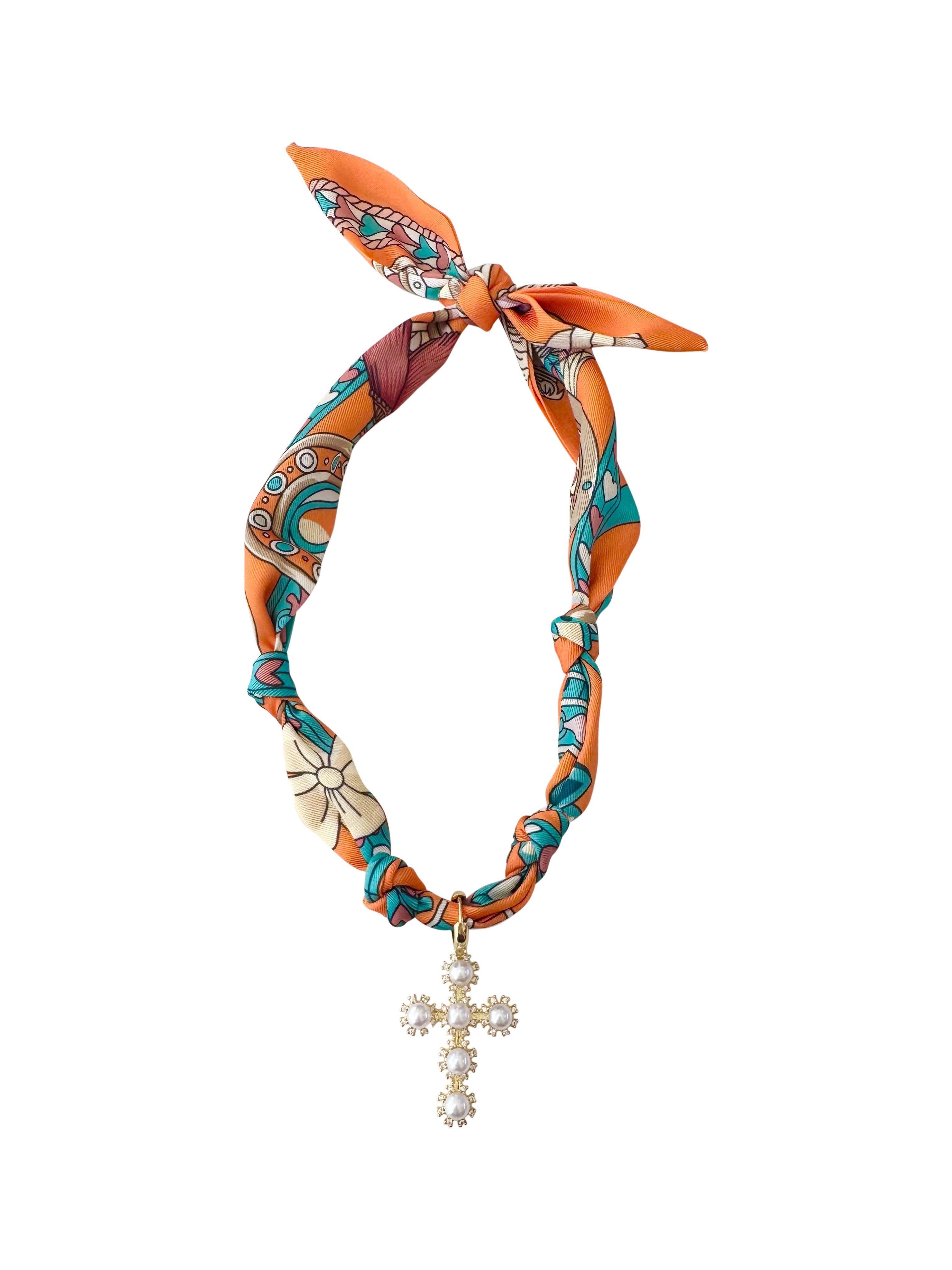 Palmas Scarf Necklace - Gabrielle's Biloxi