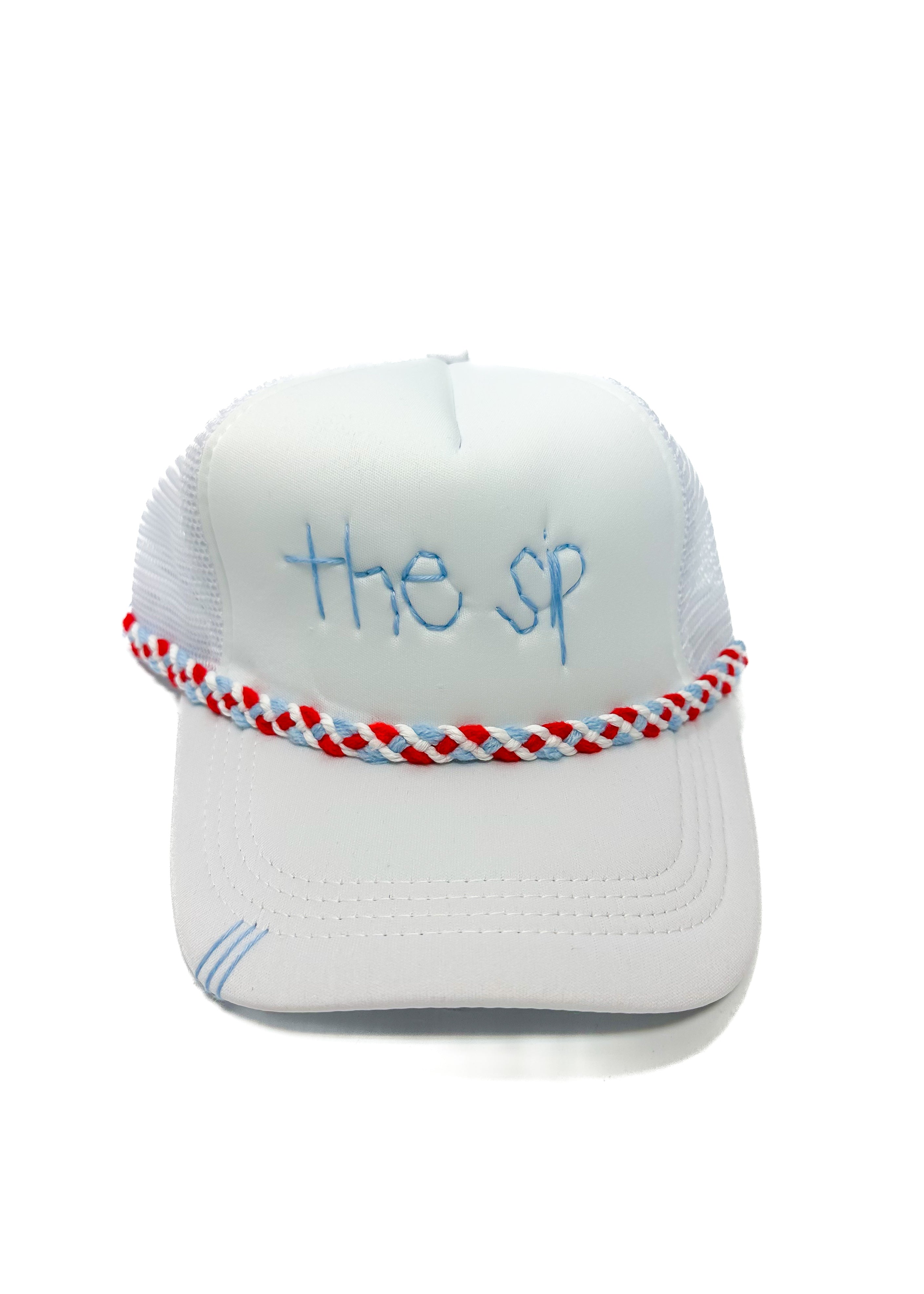 The Sip Trucker Hat - White - Gabrielle's Biloxi