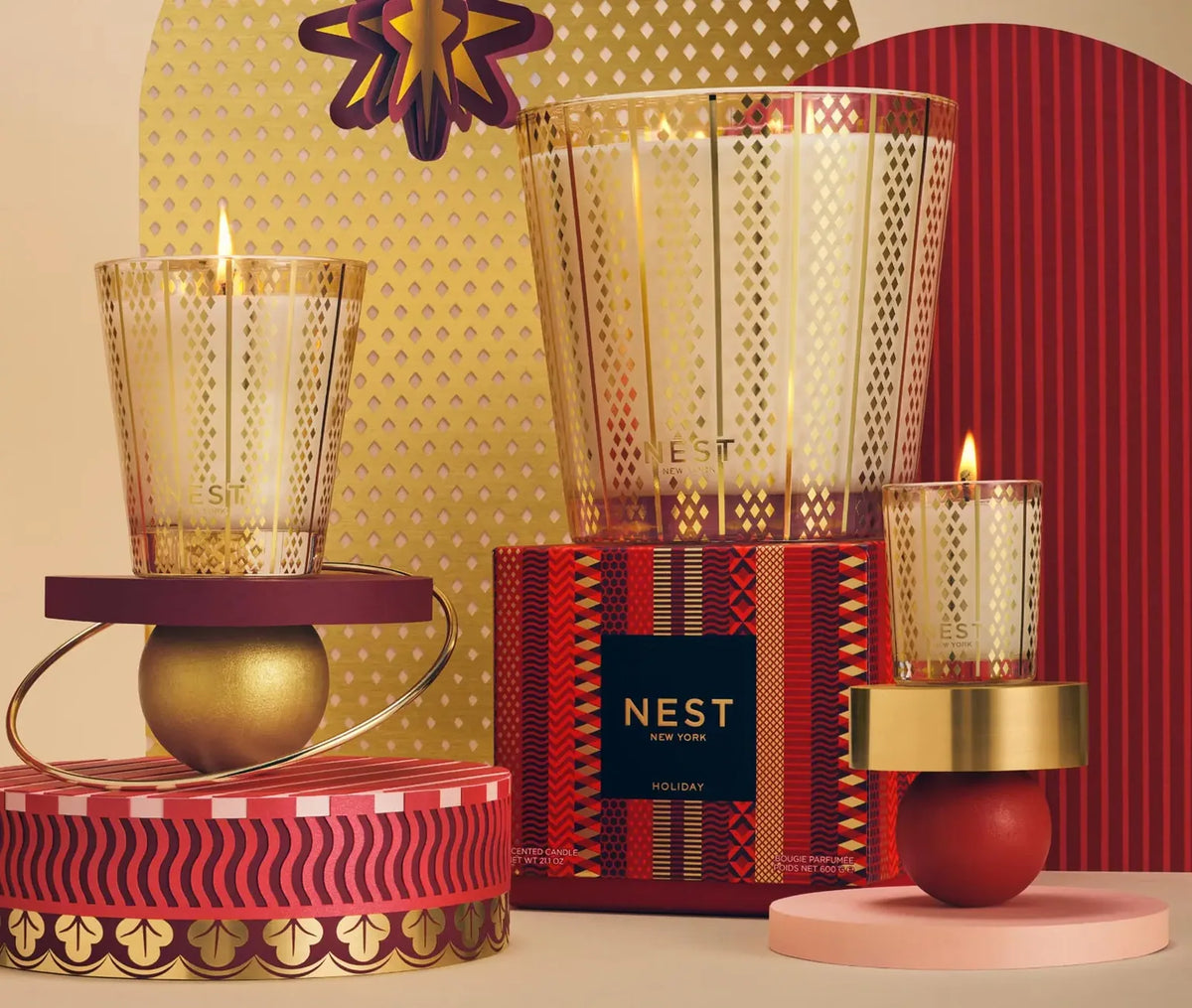 Nest 3-Wick Candle 21.1oz - Holiday - Gabrielle's Biloxi