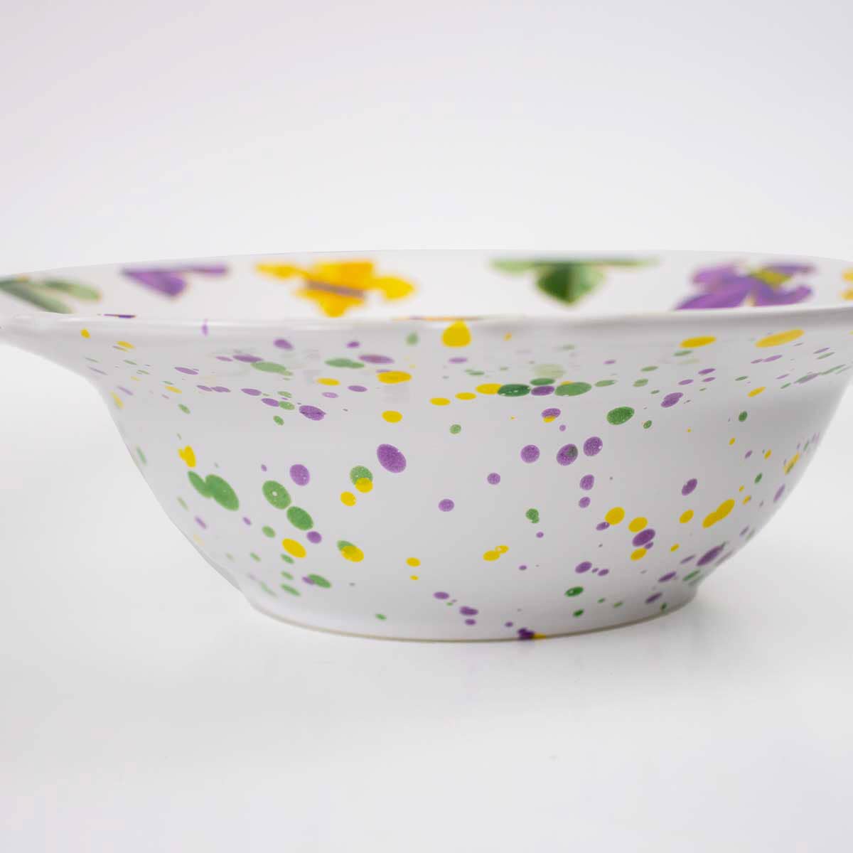 Mardi Gras Fleur De Lis Bowl - Gabrielle's Biloxi