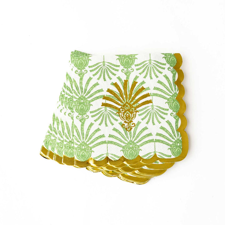 Deco Palms Paper Beverage Napkin Packs - Gabrielle's Biloxi