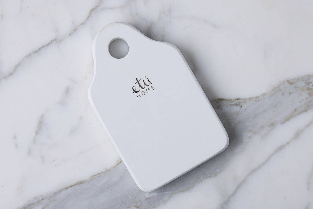 Dutch Cheese Board with Spreader, Small, White - Gabrielle's Biloxi