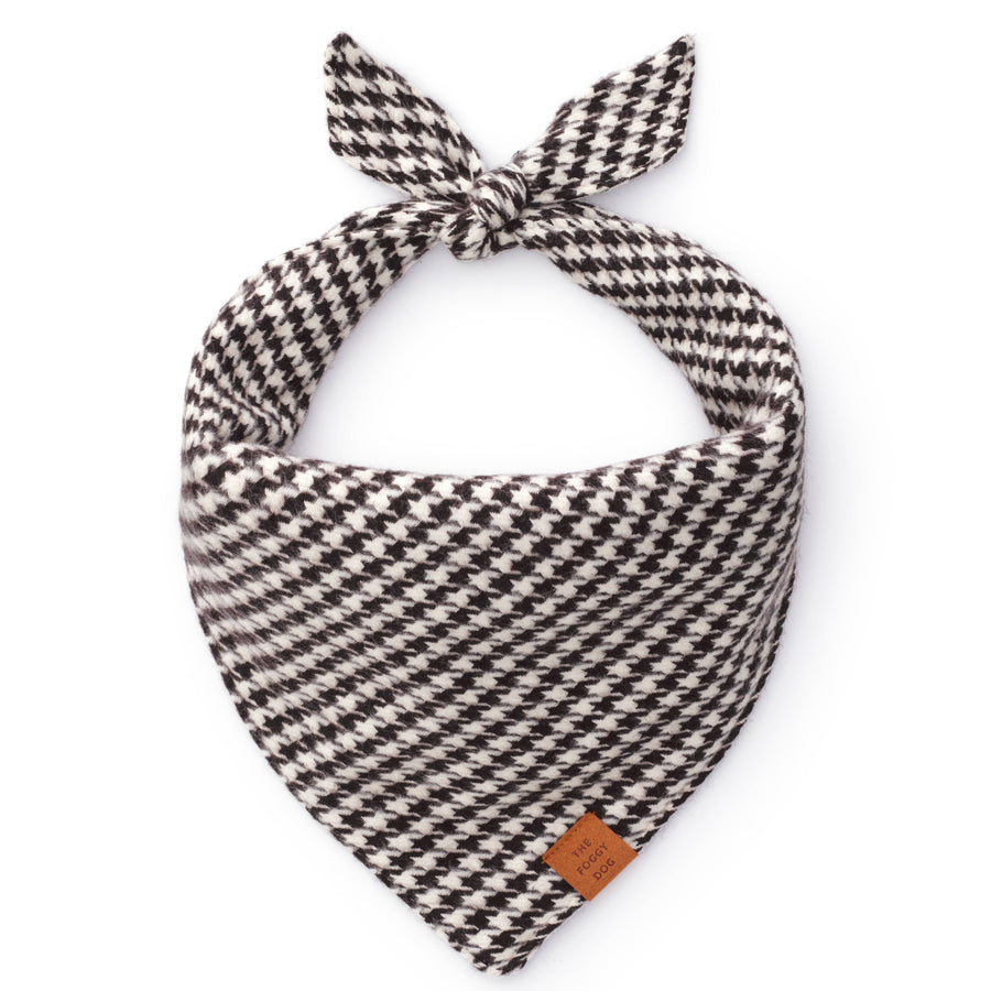 Houndstooth Flannel Winter Dog Bandana - Gabrielle's Biloxi