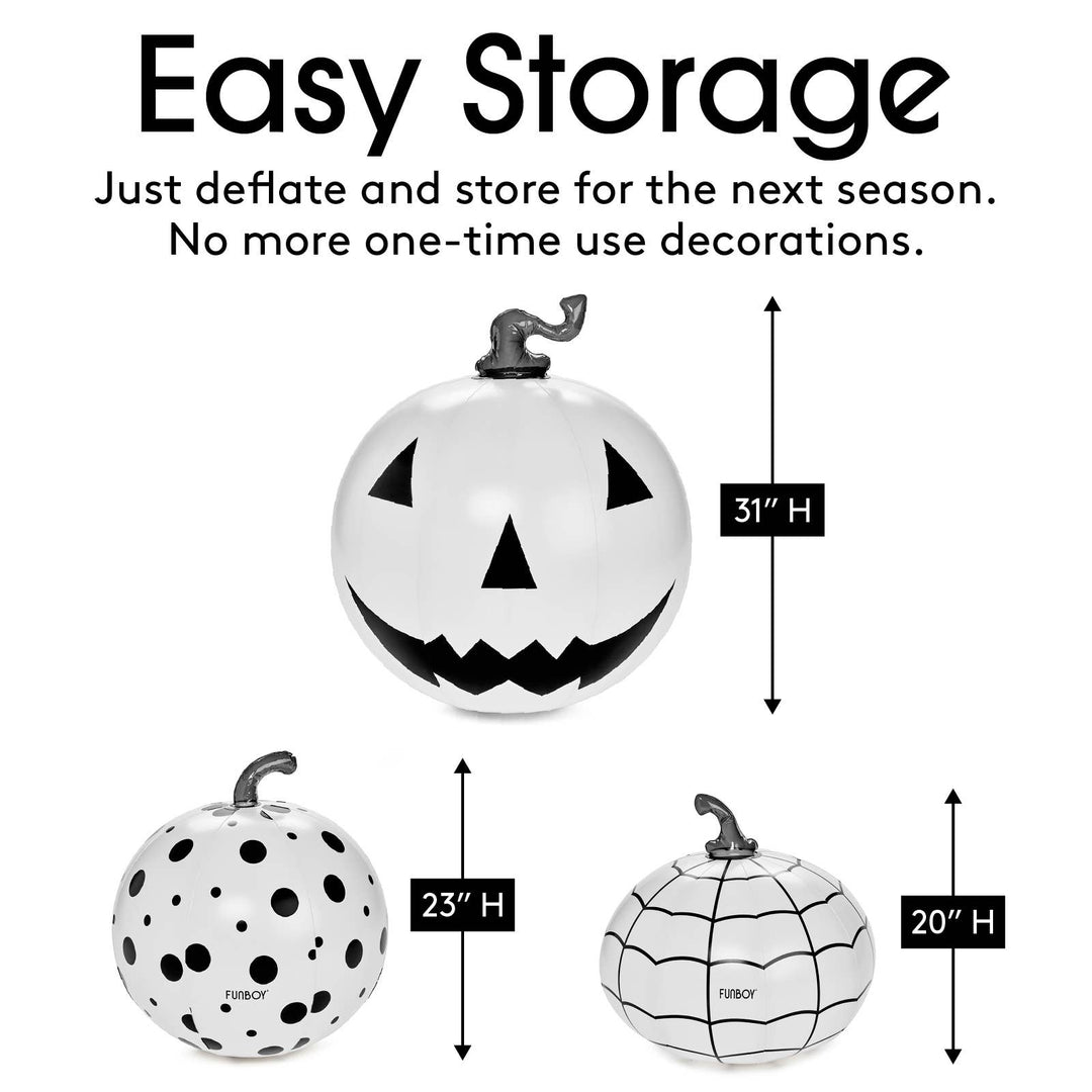 Black and White Halloween Pumpkins - Gabrielle's Biloxi