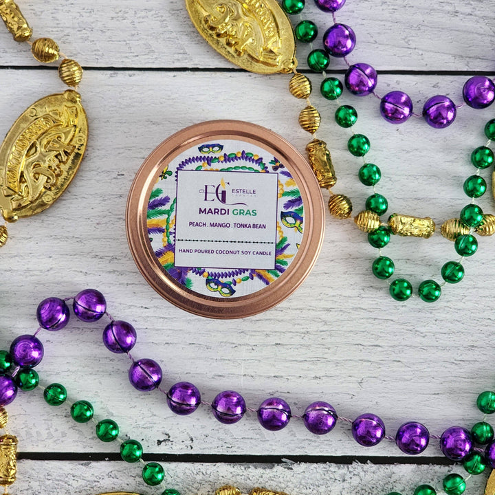 Mardi Gras Candle - Gabrielle's Biloxi