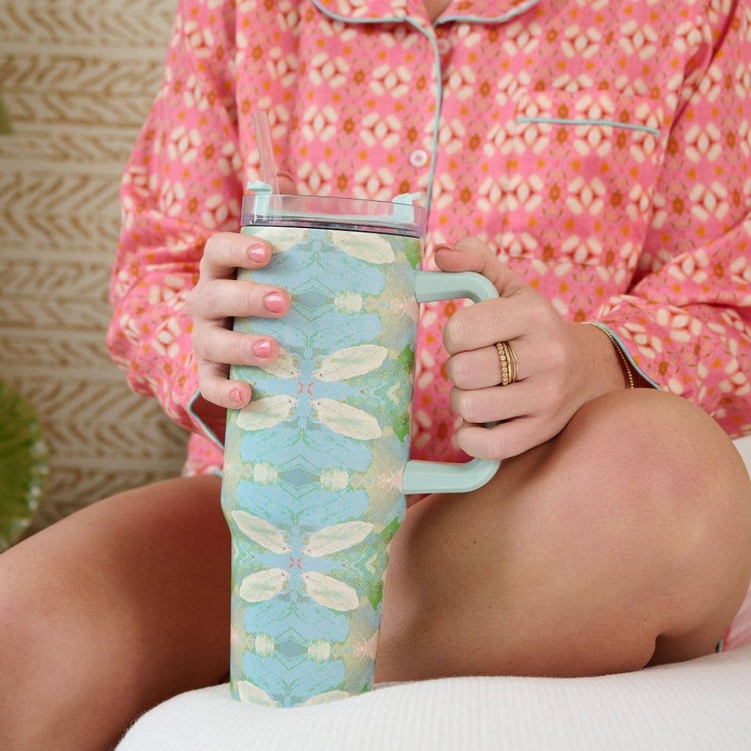 Elephant Falls 40 oz. Travel Tumbler - Gabrielle's Biloxi