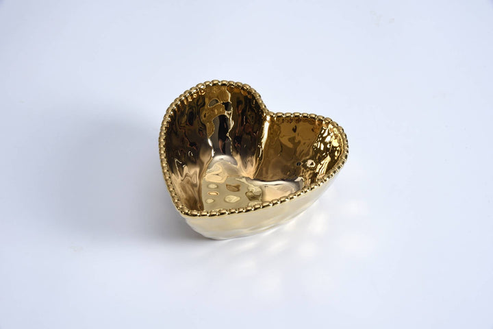 Pampa Bay Heart Bowl - Gold - Gabrielle's Biloxi