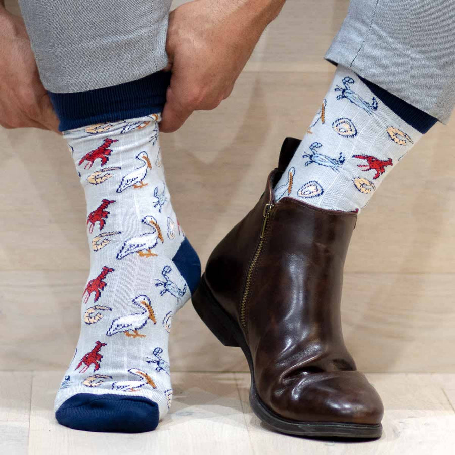Men's Going Coastal Socks - Gabrielle's Biloxi