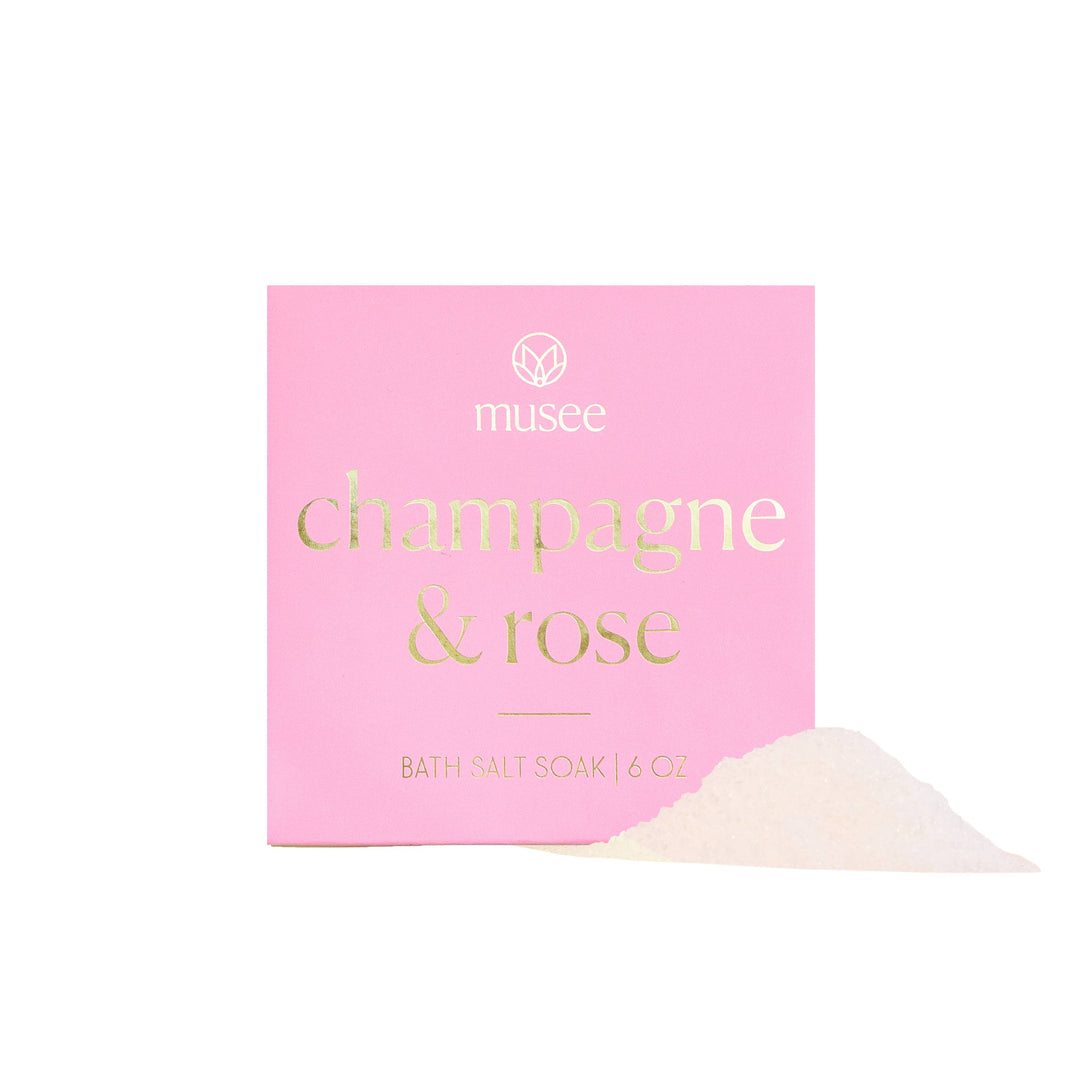 Champagne & Rose Mini Bath Salt Soak - Gabrielle's Biloxi