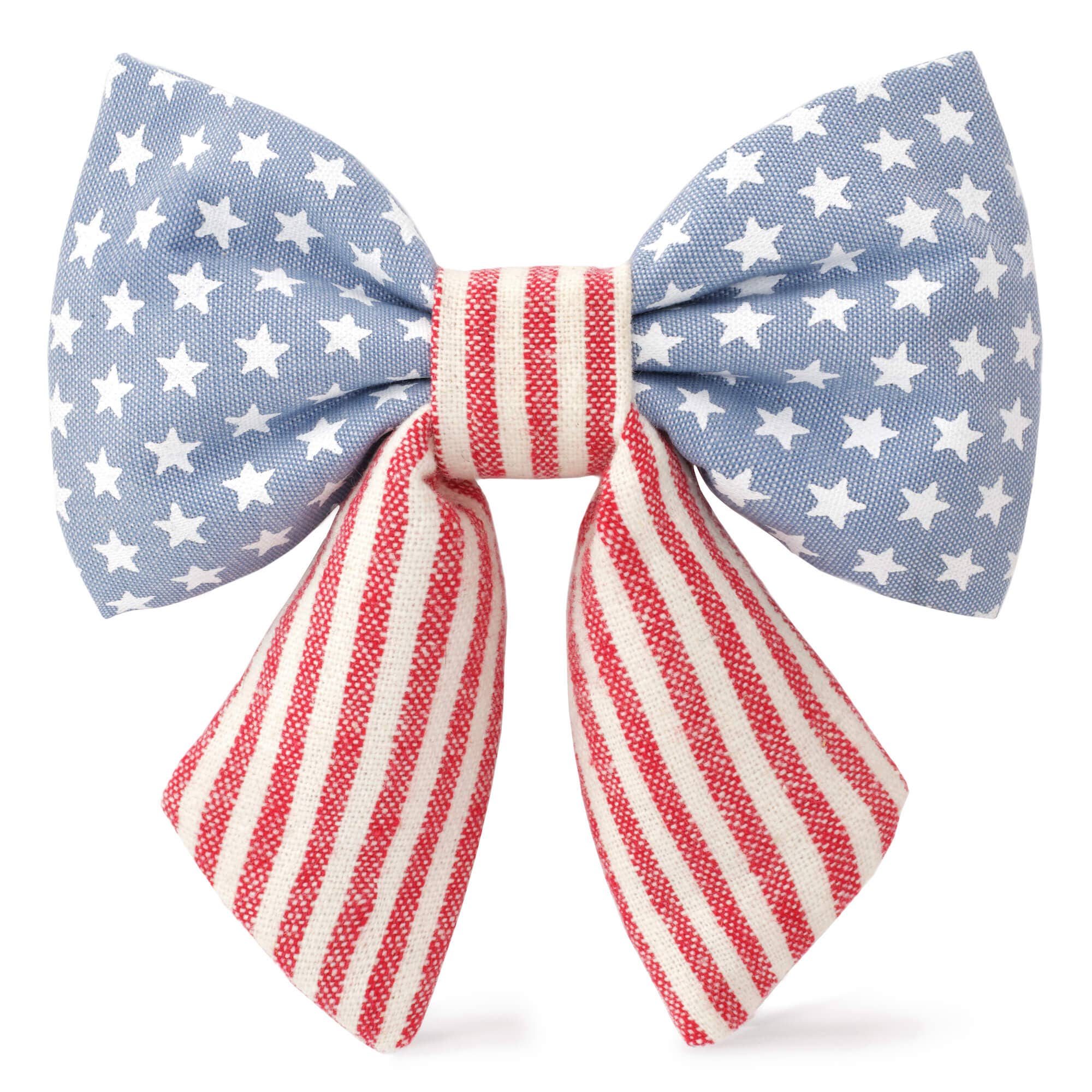 Stars and Stripes Summer Memorial Day Lady Dog Bow - Gabrielle's Biloxi
