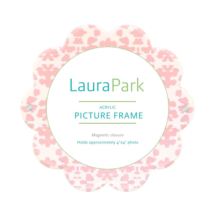 Chintz Rose Acrylic Round Picture Frame - Gabrielle's Biloxi