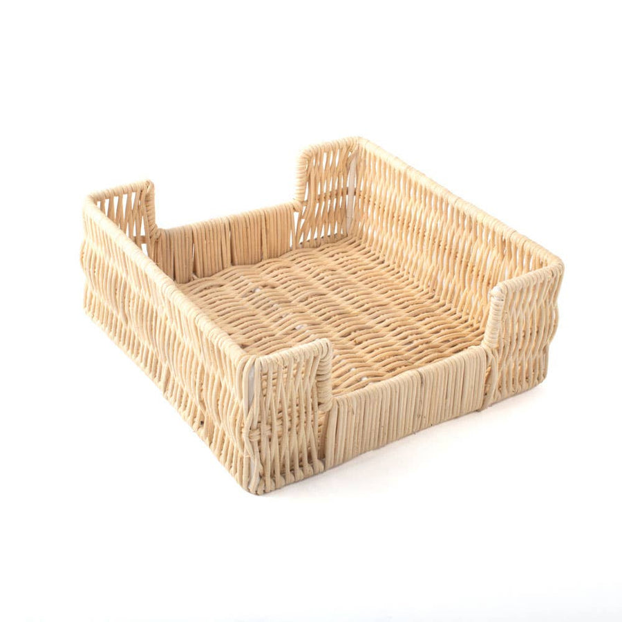 Natural Rattan Beverage Napkin Tray - Gabrielle's Biloxi