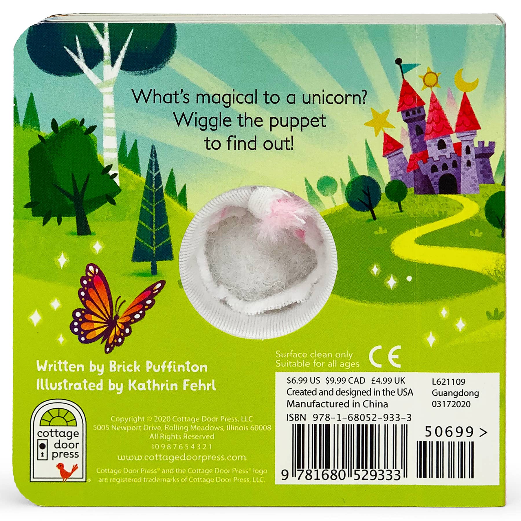 A Little Unicorn Finger Puppet Board Book - Gabrielle's Biloxi