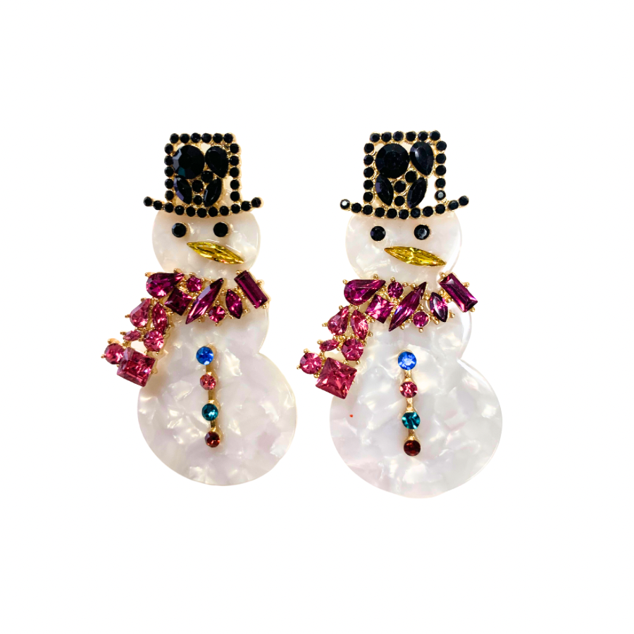 Snowman Earrings - Gabrielle's Biloxi