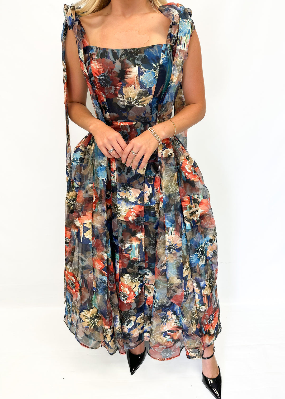 Black Halo Leila Cocktail Dress - Solar Sparkle