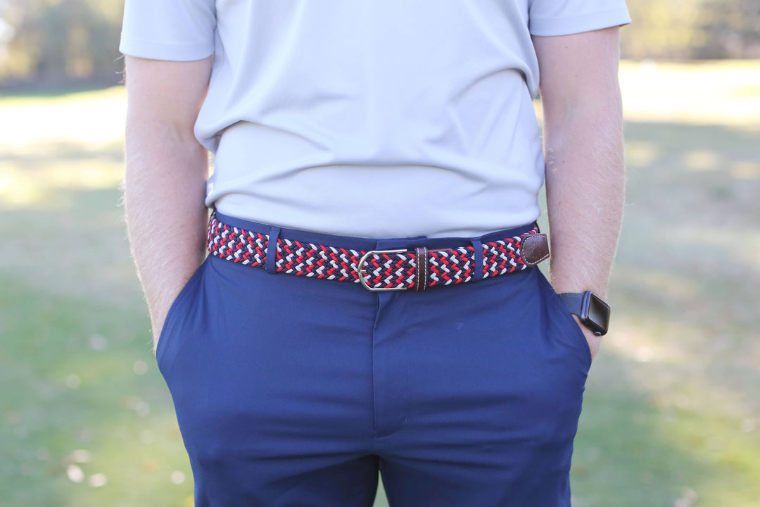 The Oxford Woven Stretch Belt - Gabrielle's Biloxi