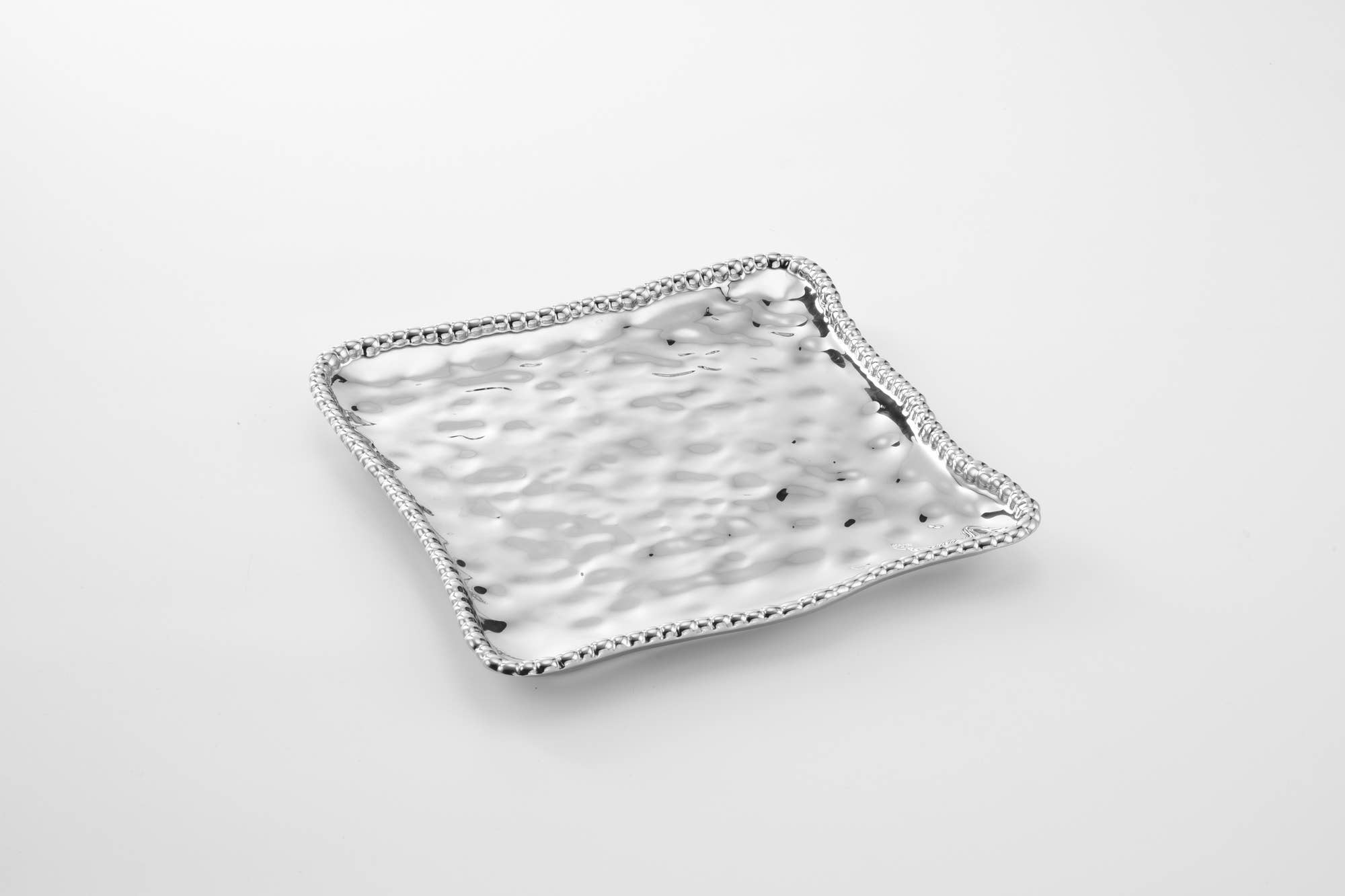 Pampa Bay Square Serving Platter - Silver