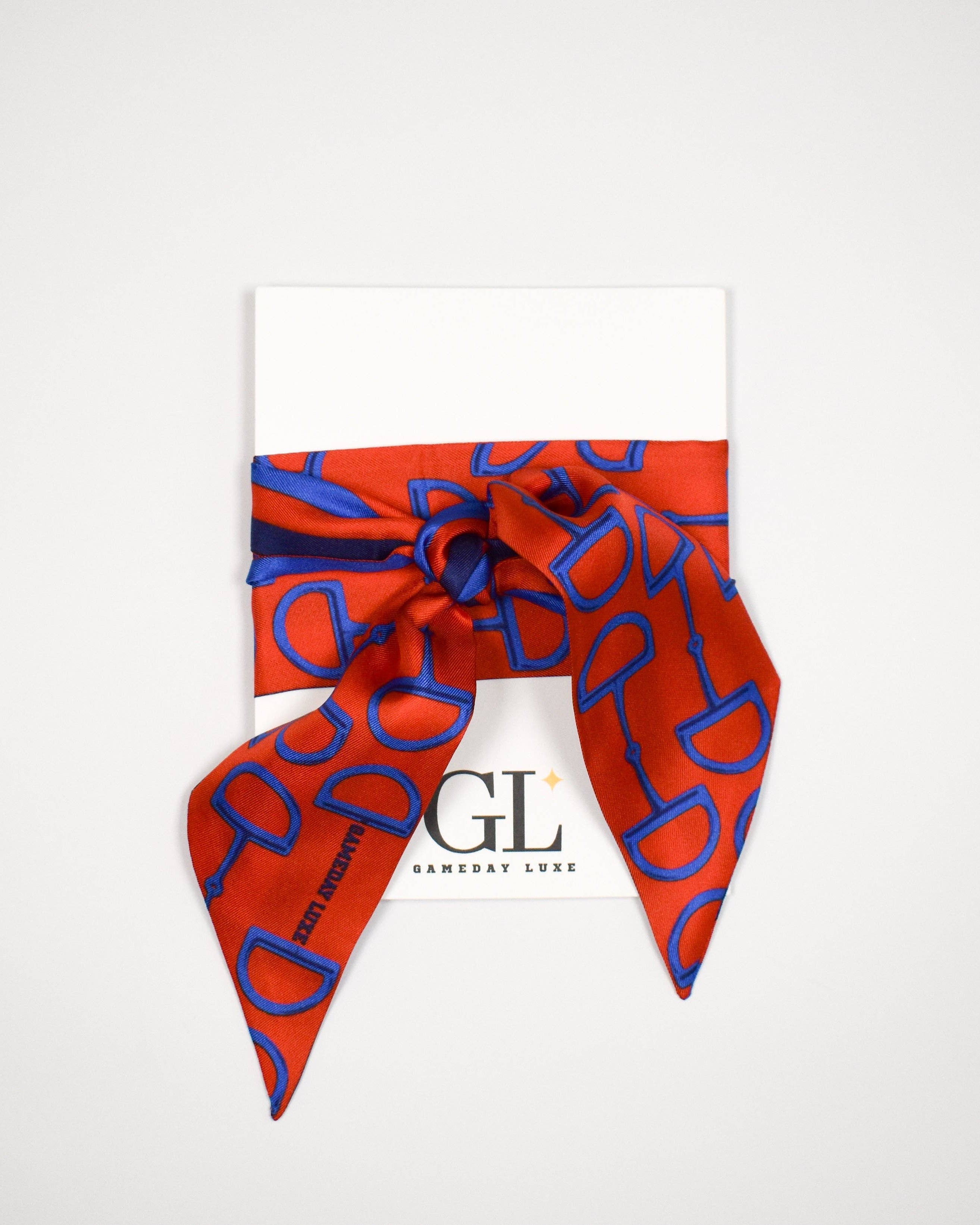 The Gameday Signature Scarf - Red And Royal Blue