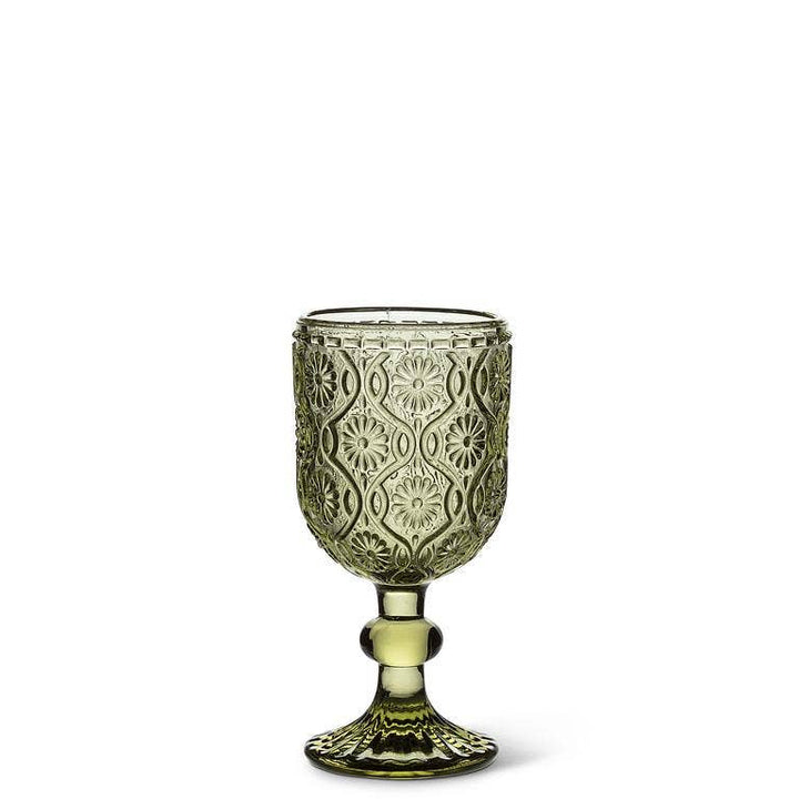Daisy Cordial Glass-Olive-4"H(2oz) - Gabrielle's Biloxi