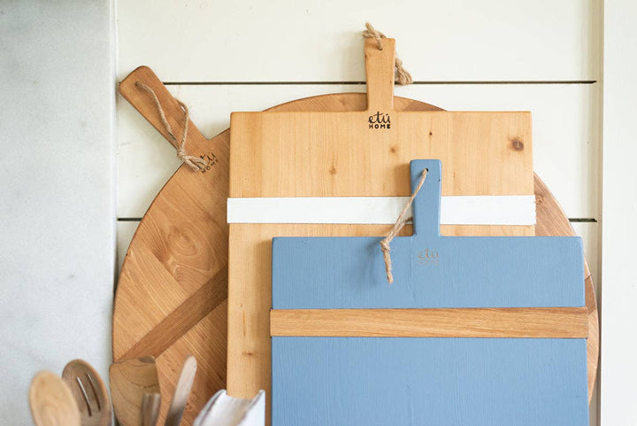 Etu Mod Charcuterie Cheese Board, Medium Rectangle, Denim Blue - Gabrielle's Biloxi