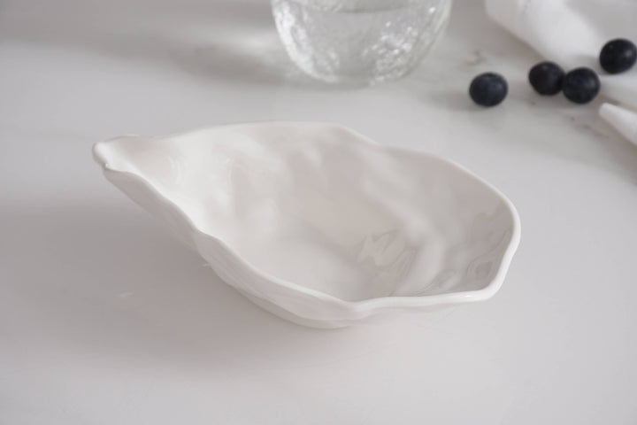 Pampa Bay Small Oyster Bowl in Melamine - White - Gabrielle's Biloxi