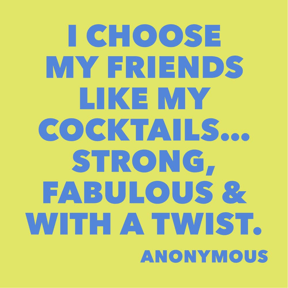 Friends Like My Cocktails Cocktail Napkins