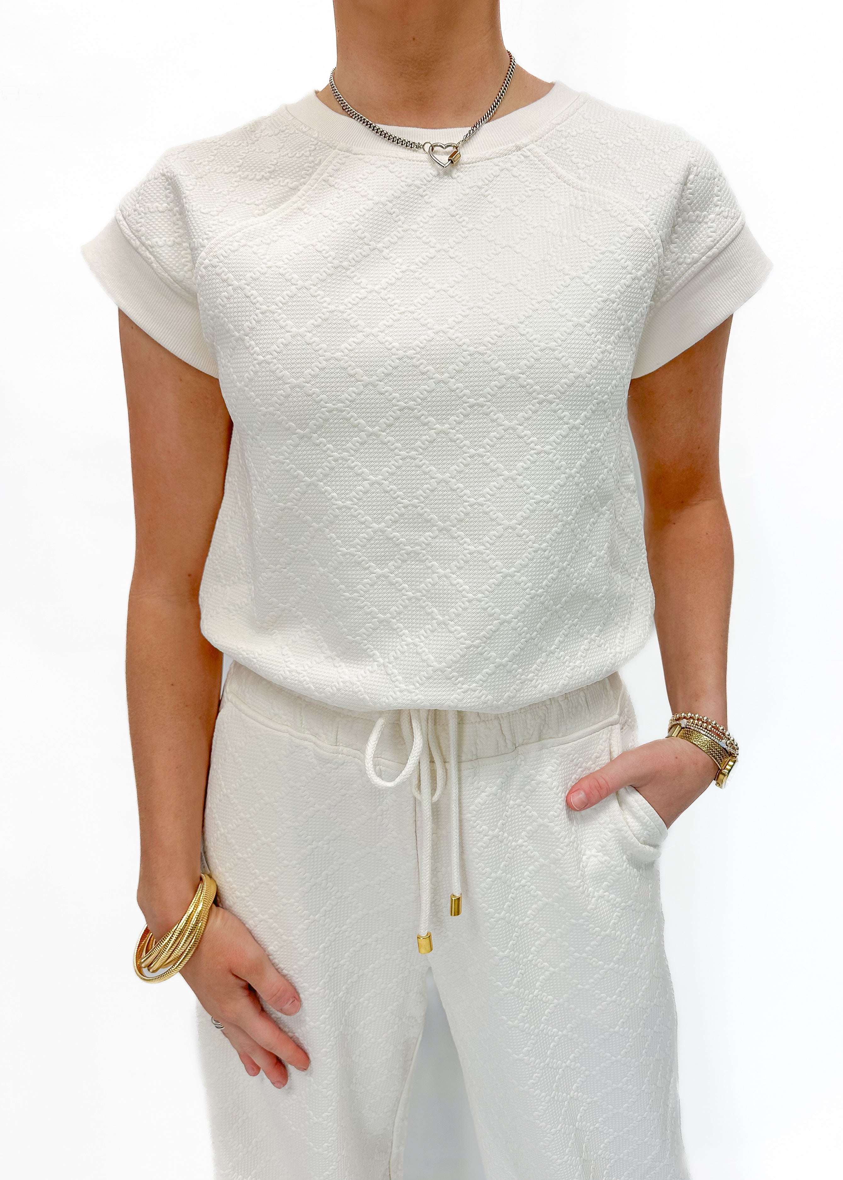 Sundays Riley Top - Cream - Gabrielle's Biloxi