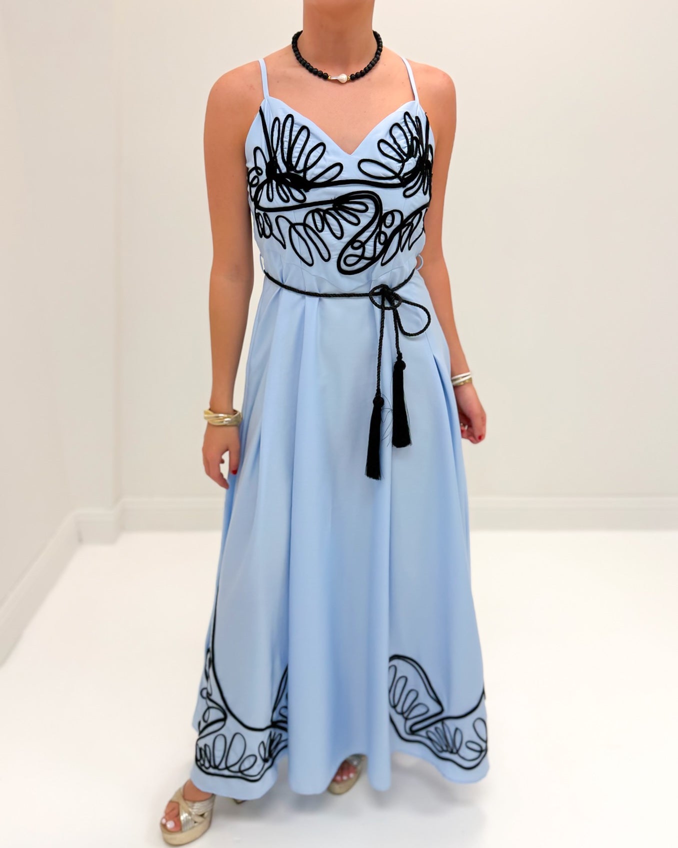 Seaside Stich Maxi Dress