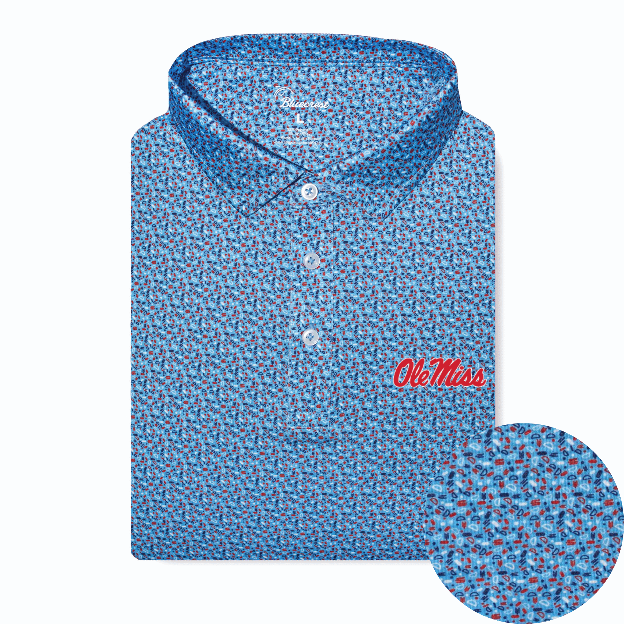 The Tempo Performance Polo - Ole Miss Script