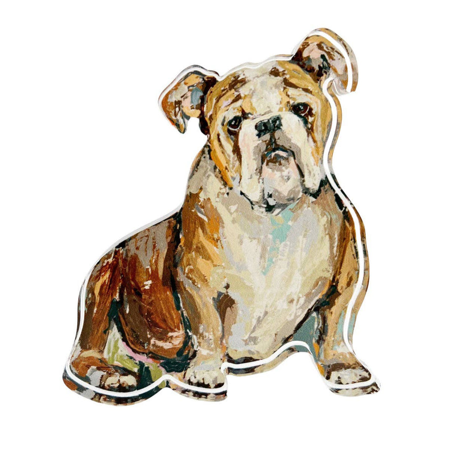 Bulldog Acrylic Block - Gabrielle's Biloxi