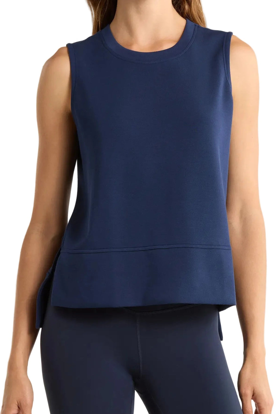 Spanx Airessentials Crewneck Tank - Timeless Navy - Gabrielle's Biloxi